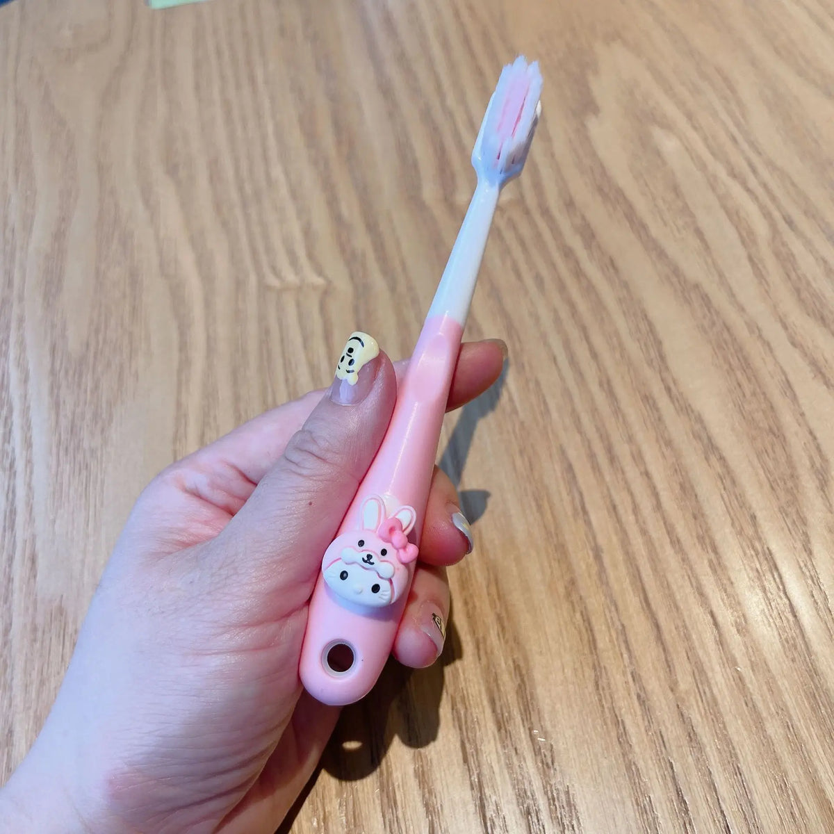 Hello Kitty Kuromi Cartoon Toothbrush Cute Student Soft Bristles Qme 3