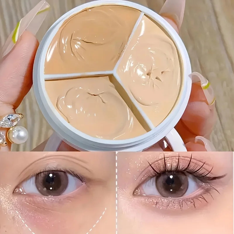 Multi-shade Concealer Cream Erase Dark Circles Blemishes Lightweight Qme
