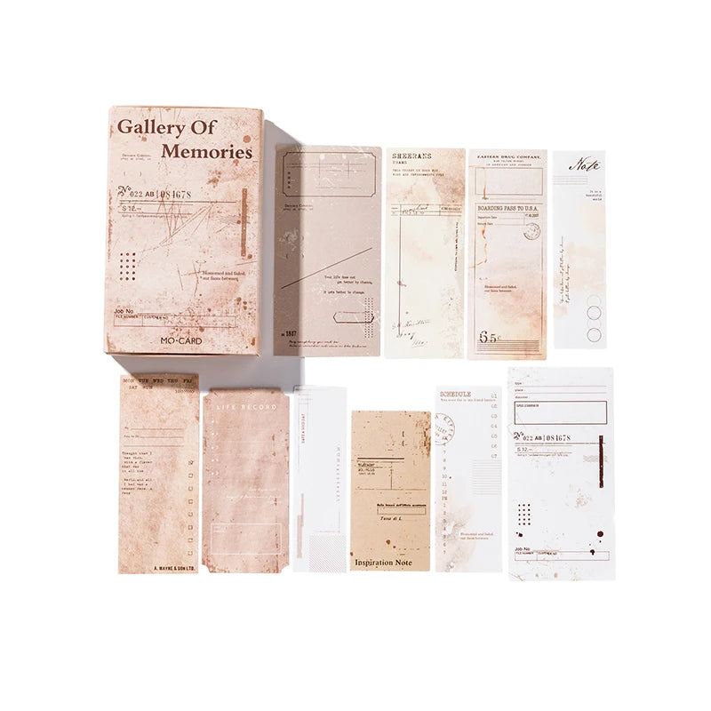 30 pcs/lot Vintage INS Loose leaf memo pad DIY Diary Album Scrapbooking hand made Stationery Craft Supplies Qme 1