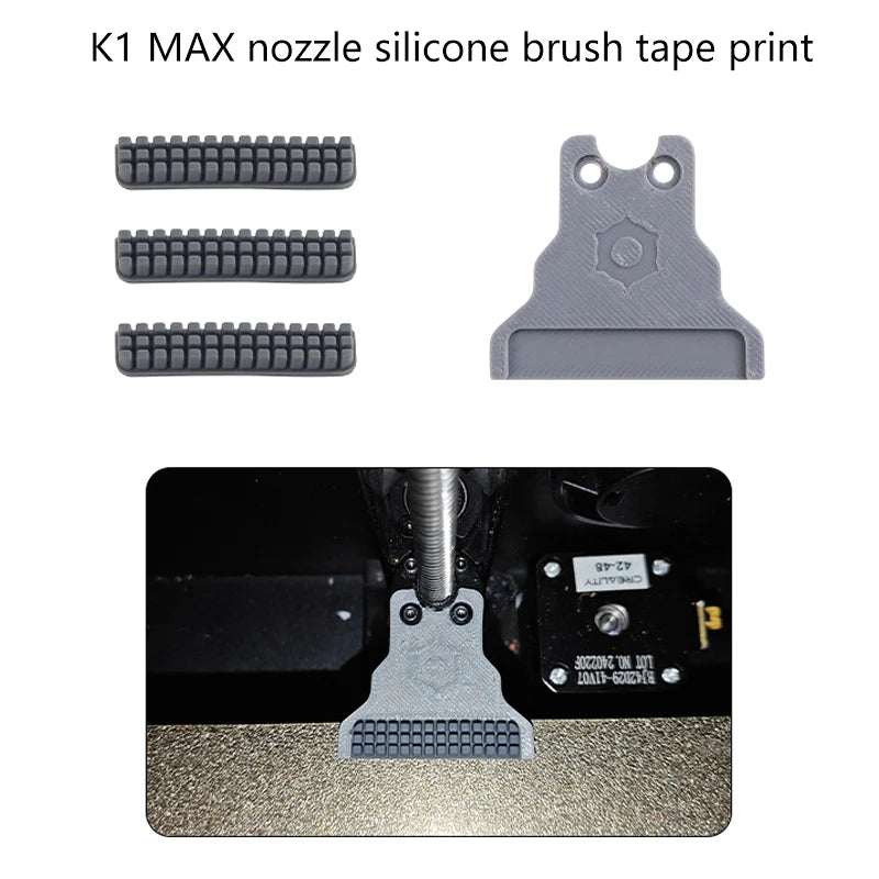 K1 K1C K1MAX Nozzle Silicone Brush 3D Printer Cleaner Tool Series Qme Default Title