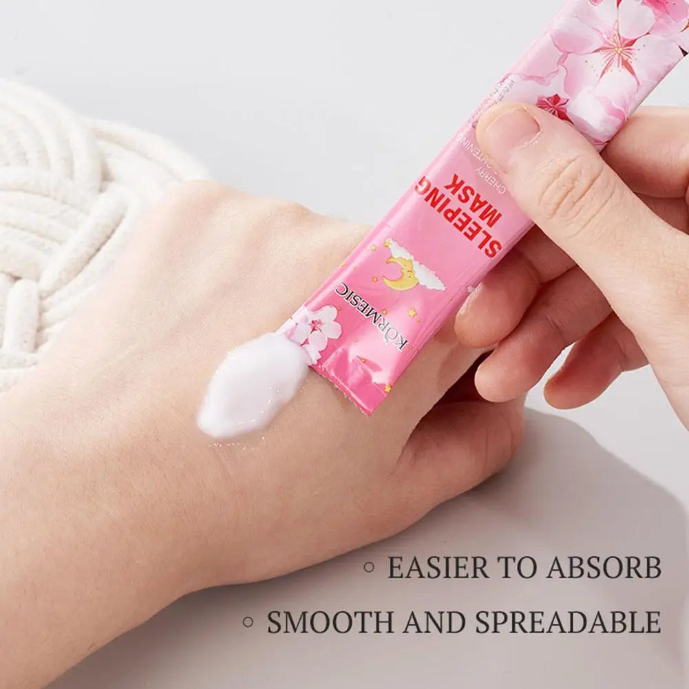 Seaweed Facial Sleeping Mask Individual Face Mud Hyaluronate Pore Qme