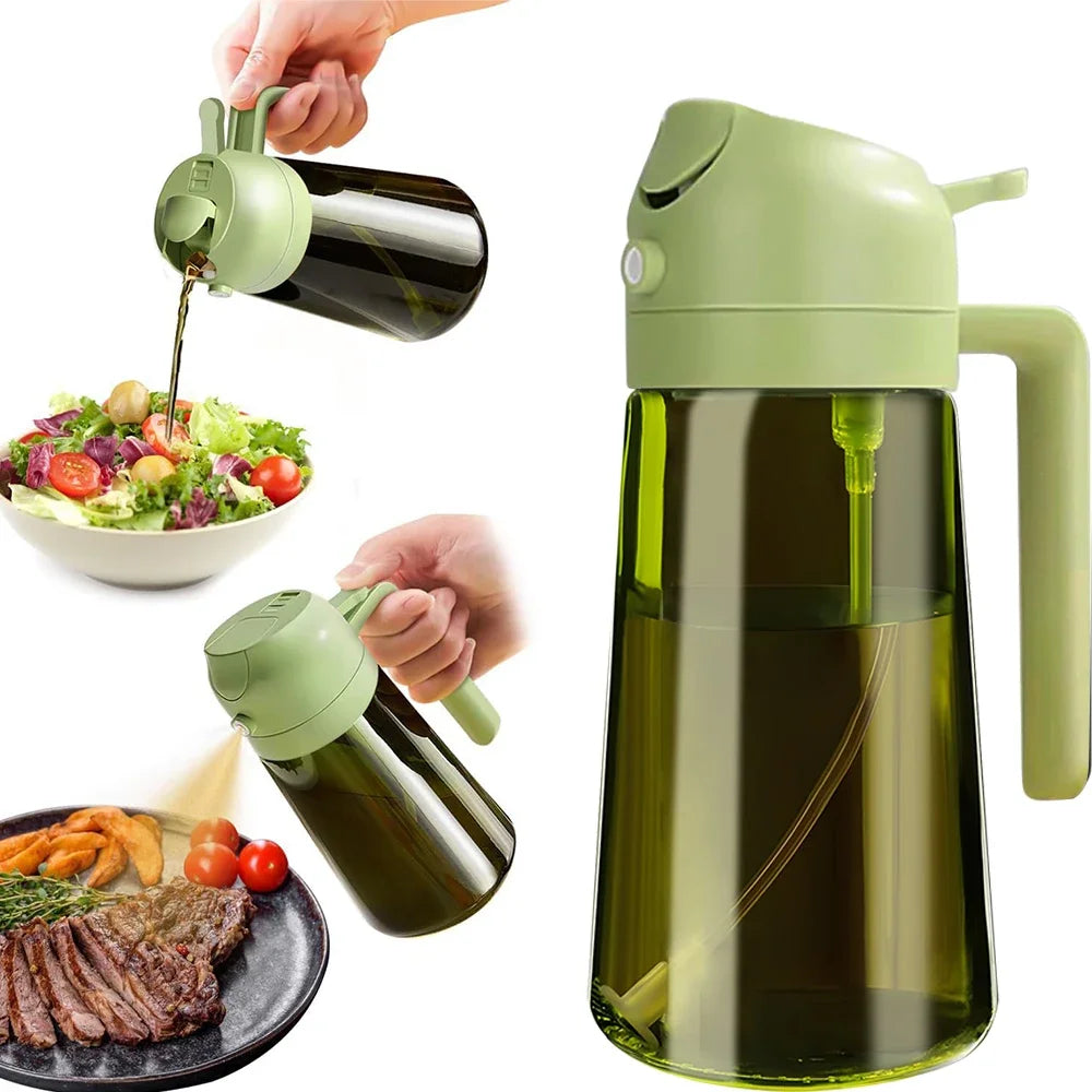 Light-blocking Dark Oil Sprayer Cooking 1 Olive Dispenser Bottle Qme Green