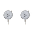 A02F-2X Dial Indicator Micrometer Hour Type Indicator Precision Comparator Measuring Clock Indicator Measuring Instrument Qme Gold