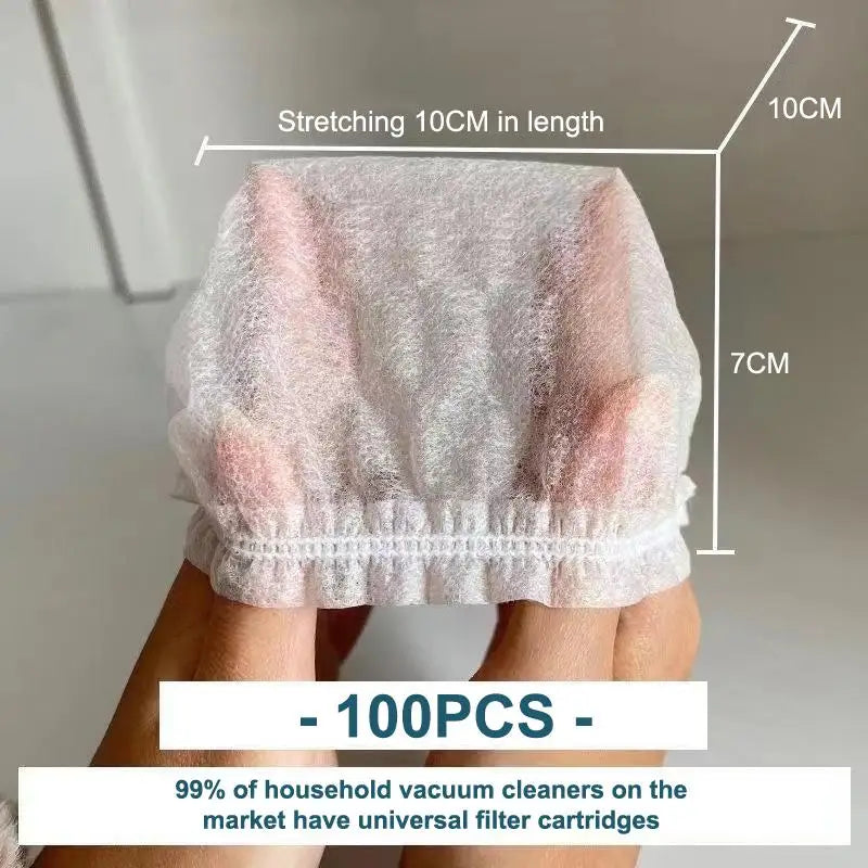 50/100pcs Disposable Filters Made From Premium Universal Non-Woven Fabric For Vertical Vacuum Cleaners Filter Cover Accessories Qme A2