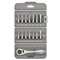 A02F-Detachable Foldable Screwdriver Set Multifunctional Driver Bits Tool Kit Screwdriver Tips For Home Repair Qme As Shown