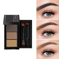 Three Eyebrow Powder Long-lasting Fixing Waterproof Easy Apply Qme 4.5g
