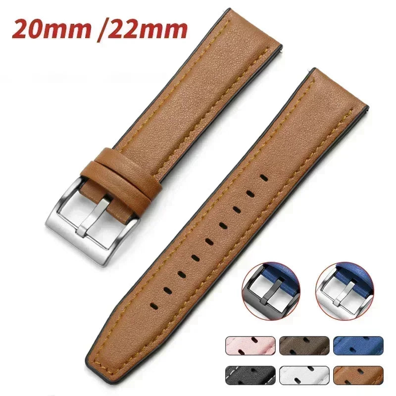 Silicone Leather Wrist Band For Huawei Watch GT 3 GT3 42mm 46mm Strap Bracelet Watch GT2 Pro/GT Runner 46mm 20mm 22mm Watchband Qme