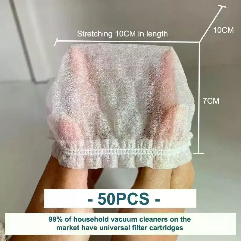 50/100pcs Disposable Filters Made From Premium Universal Non-Woven Fabric For Vertical Vacuum Cleaners Filter Cover Accessories Qme