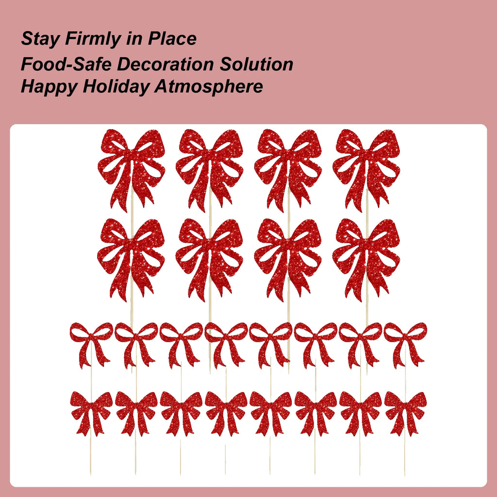 Cup Cake Topper Classic 24 Christmas Cupcake Toppers Home Event Qme
