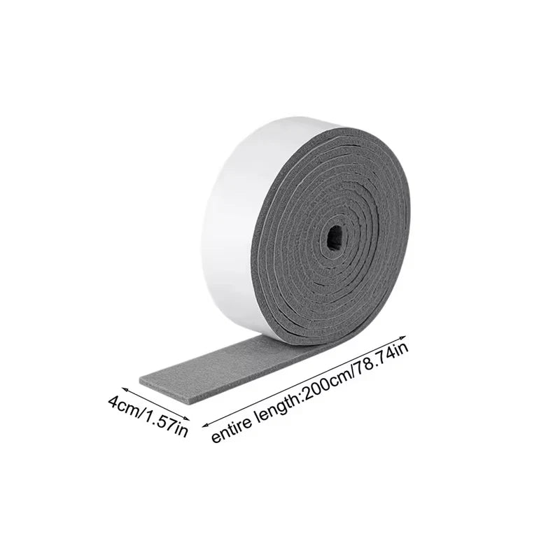1 roll Window Anti-condensation Strips Glass Water Absorb Sticker Window Condensation Absorbent Strips Moisture Absorbers Qme