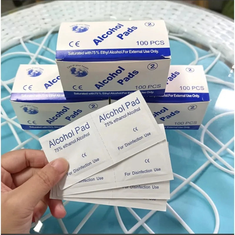 Disposable disinfection car interior cleaning wound treatment essential for home, 75% alcohol disinfection cotton paper Qme