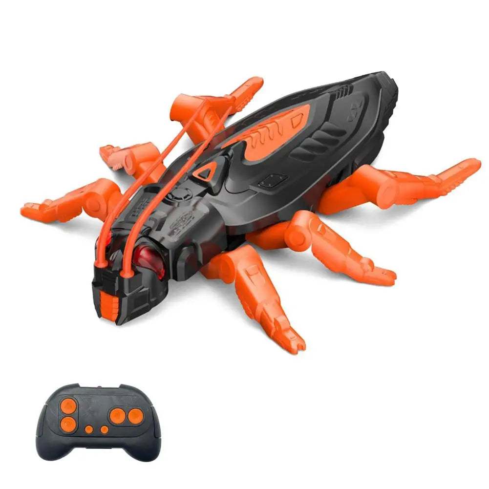 Realistic Biomimetic RC Wall Climbing Lizard Robot Toy, Remote Control Gecko that Climbs Glass & Smooth Walls Home Family Toy Qme B