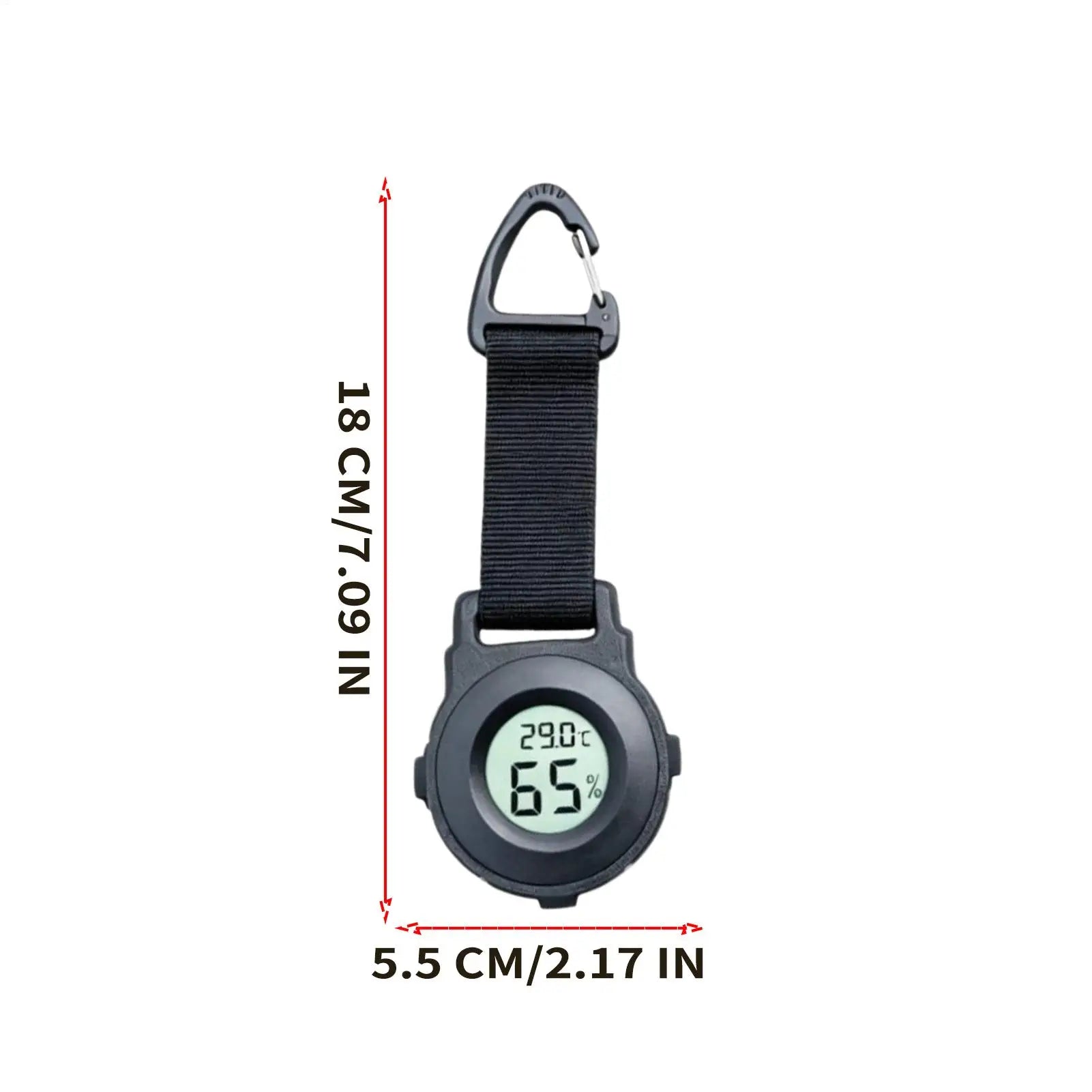 Hydrometer Humidity Meter Battery Operated Portable Precision Clip Qme