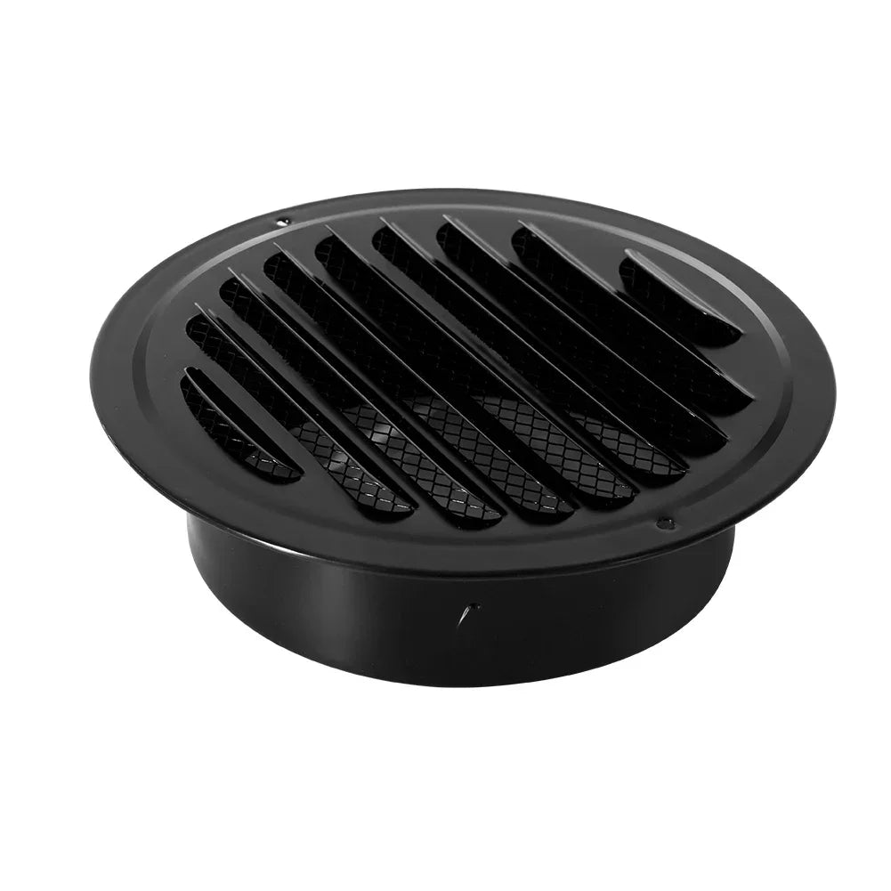 70- Round Stainless Steel Vent Duct Exhaust Grille Exterior Wall Qme 70mm