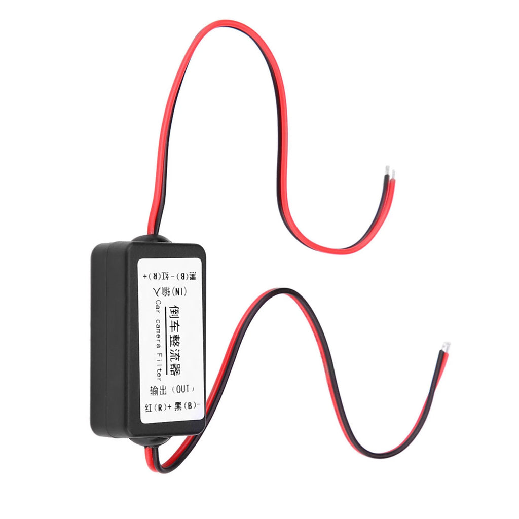 12V Car Rearview Camera Power Relay Capacitor Filter Rectifier Power Filter Rectifier Filter Rectifier Relay Filter Rectifier Qme