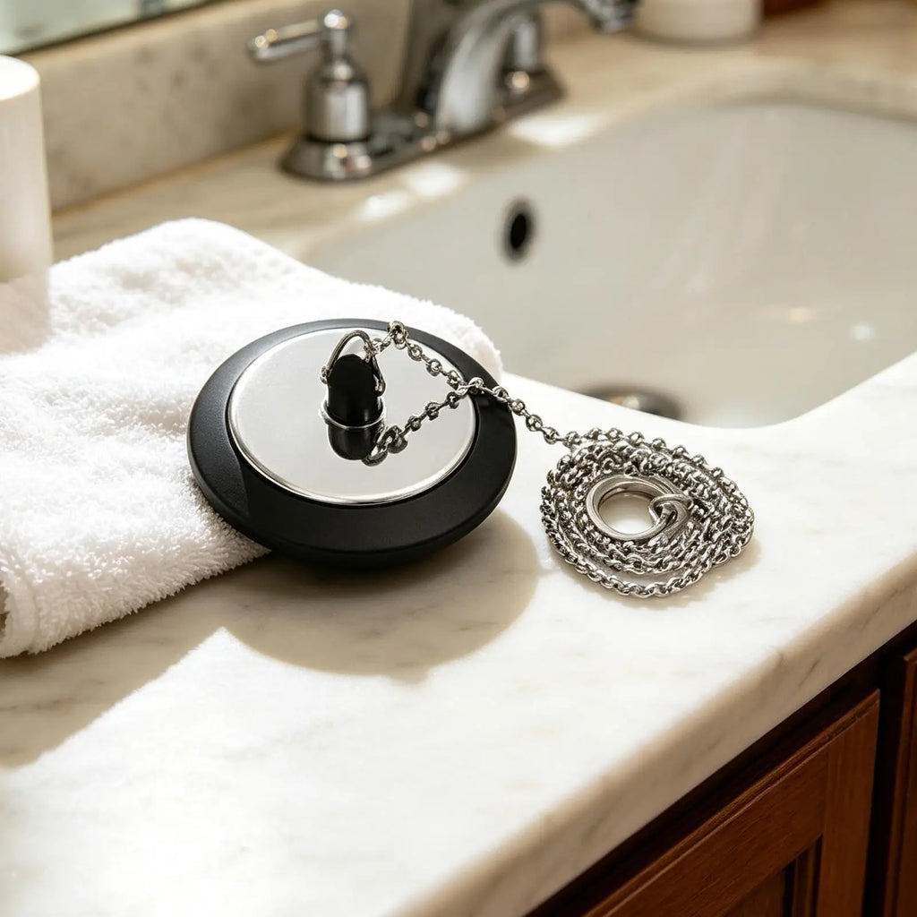Kitchen Sink Stopper Heavy-duty Anti-clogging Chain Bathroom Drain Qme