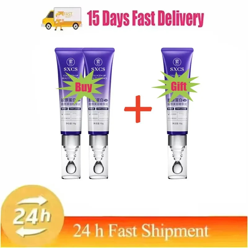 Instant Lip Plumping Essential Oil Nourishing Antiwrinkle Moisturising Sexy Lip Care Ultimate Plumping Lip Gloss Serum Cosmetics Qme 3pc