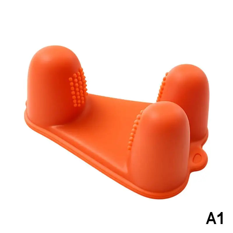 Silicone Snacks Finger Cover Oil-proof Dirt-proof Food Clips Non-slip Qme A1