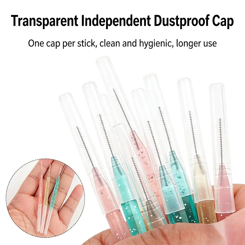 Mini Eyebrow Brush Brow Perm Disposable Lifting Brushes Bendable Qme