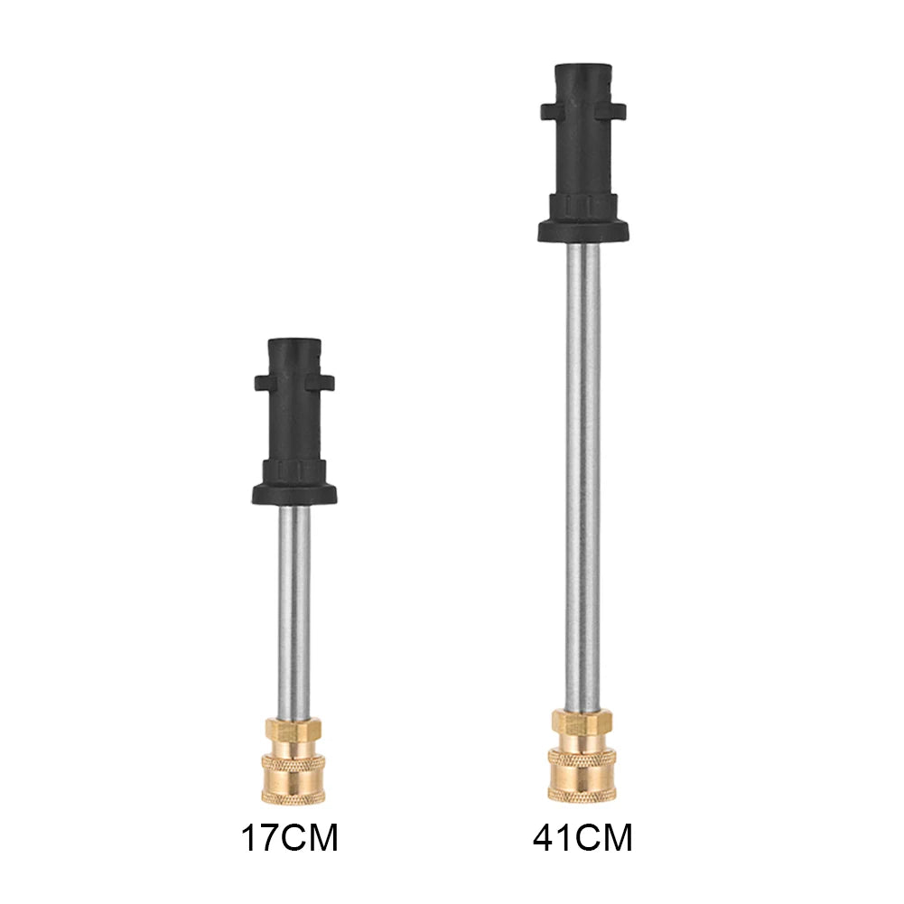 17/41CM Extension Wand for High Pressure Wash Gun 1/4 Quick Connector Car Pressure Washer Gun Spray Extension Lance for Karcher Qme