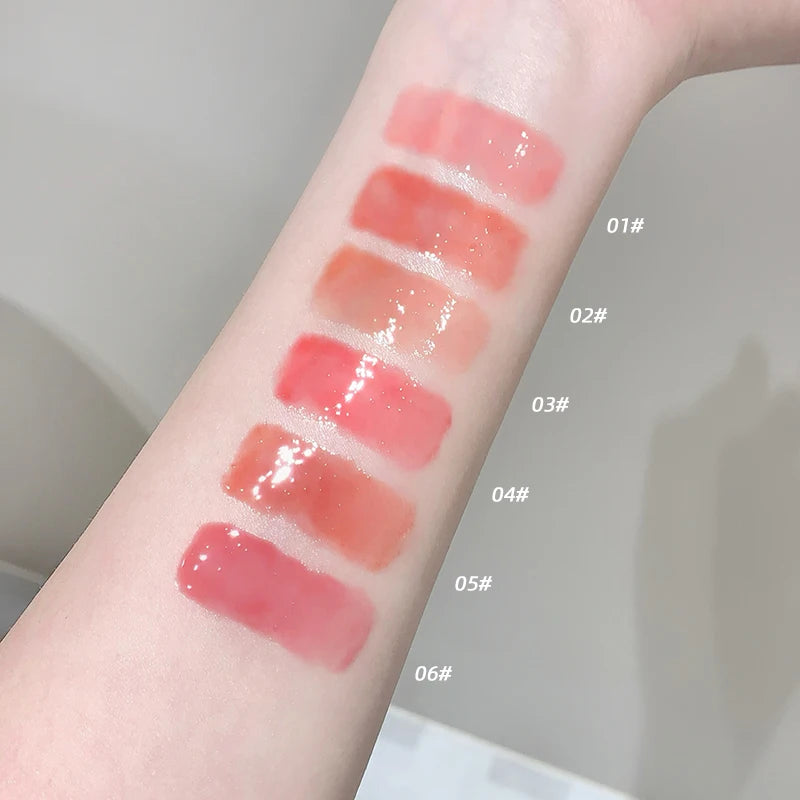 Gege Bear Water Gloss Lip Moisturizing Mirror Colored Long-lasting Qme