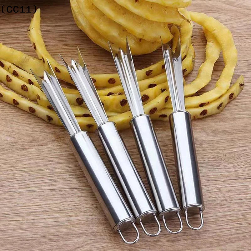 Stainless Steel Pineapple Eye Peeler Shovel Tip Rust Resistant Handle Qme Default Title