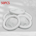 Sterile Disposable Powder Free Industrial Electronic Latex Fingertips Protector Gloves Watch Repair Tool for Watchmaker Kit Qme White 50PCS