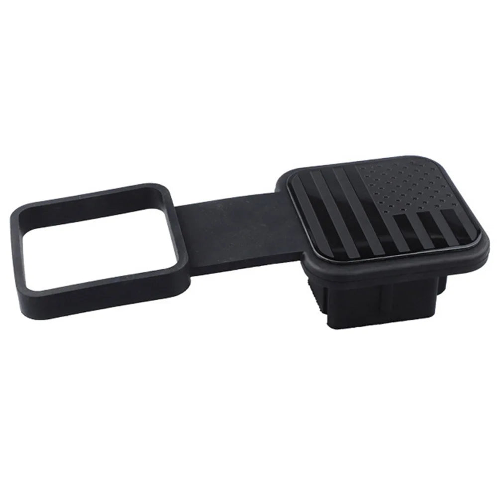 Trailer Hitch Receiver Cover Plug Waterproof Tow Plug Tube Cap Protector Dustproof 2 Inch Receiver Auto Square Plug Qme d