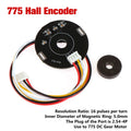 775-P16 Double Hall Magnet Encoder Code Plate Magnetic Induction Rotation Speed Direction Sensor Use To 775 DC Gear Motor. Qme Default Title