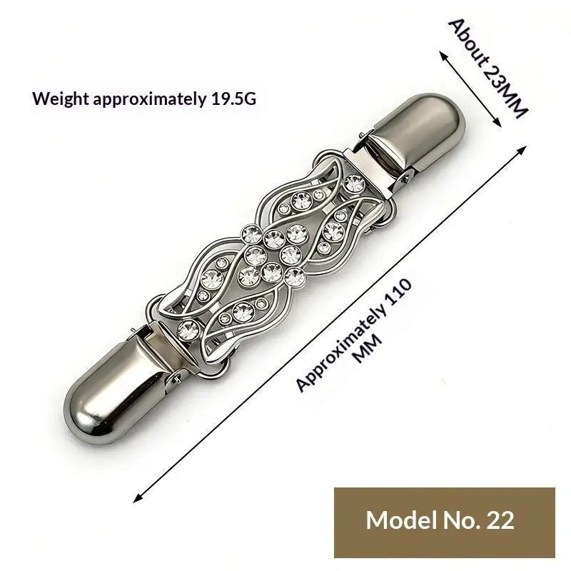 Elegant Sweater Clips Retro Back Cinch Shawl Cardigan Collar Clip To Tighten Dress Pant Waist Tightener For Women Girls Clothing Qme A22