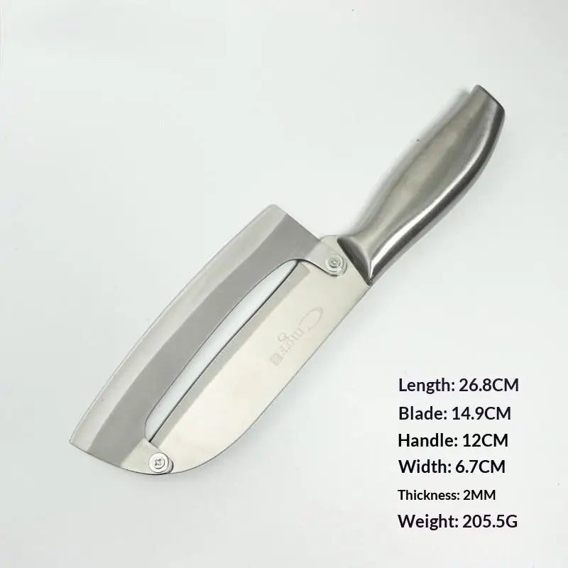 Stainless Steel Fruit Peeler 2-in-1 Bottle Opener Paring Knife Planer Qme A5