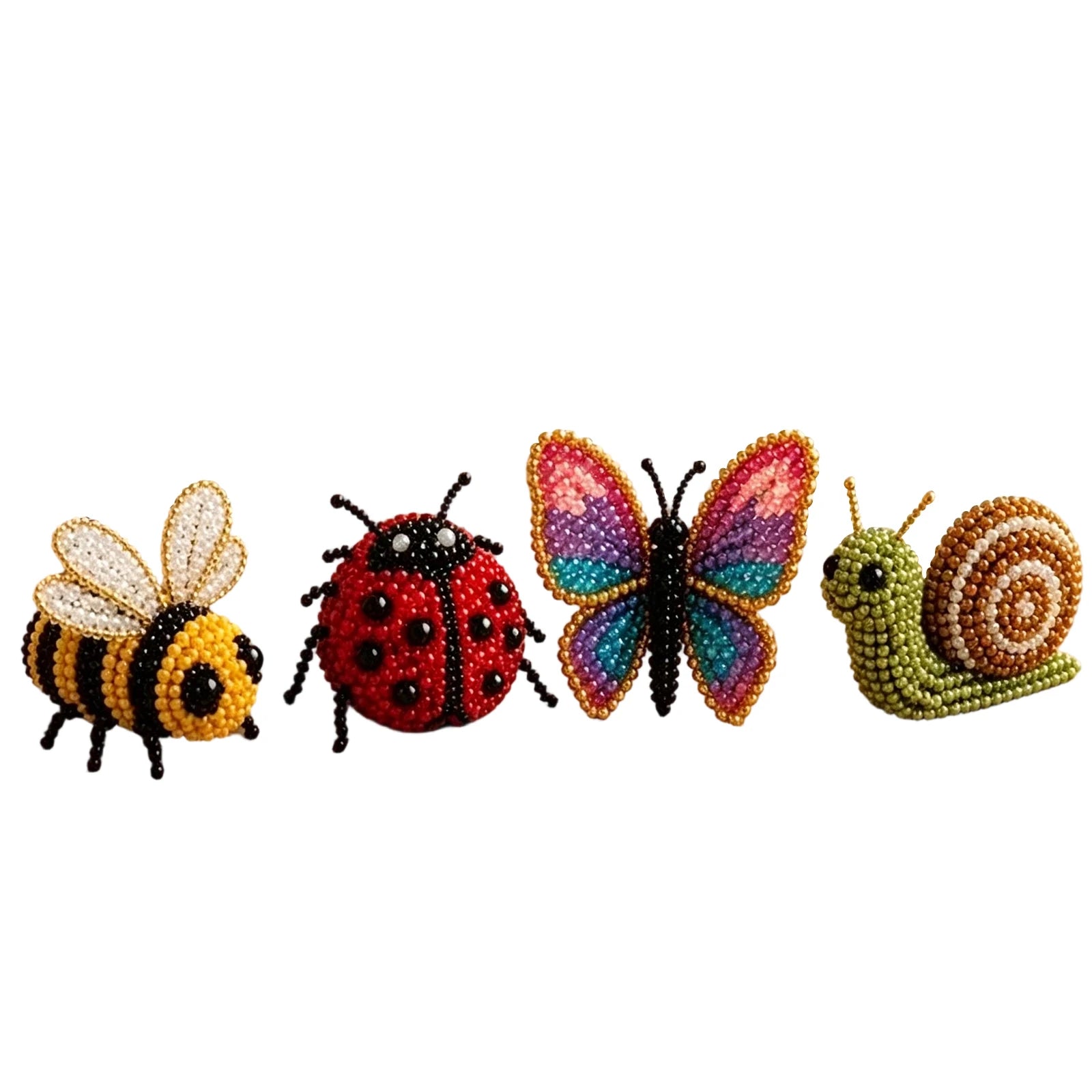 Cute Farm Animal Bead Craft Diy 3d Beaded Ornament Perfect Home Decor