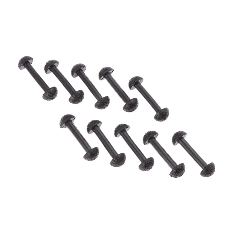 10X for Motu Leg Band Vintage Figures Replacement Connectors Clip Black Rubber Leg Band Replacement Connectors Qme