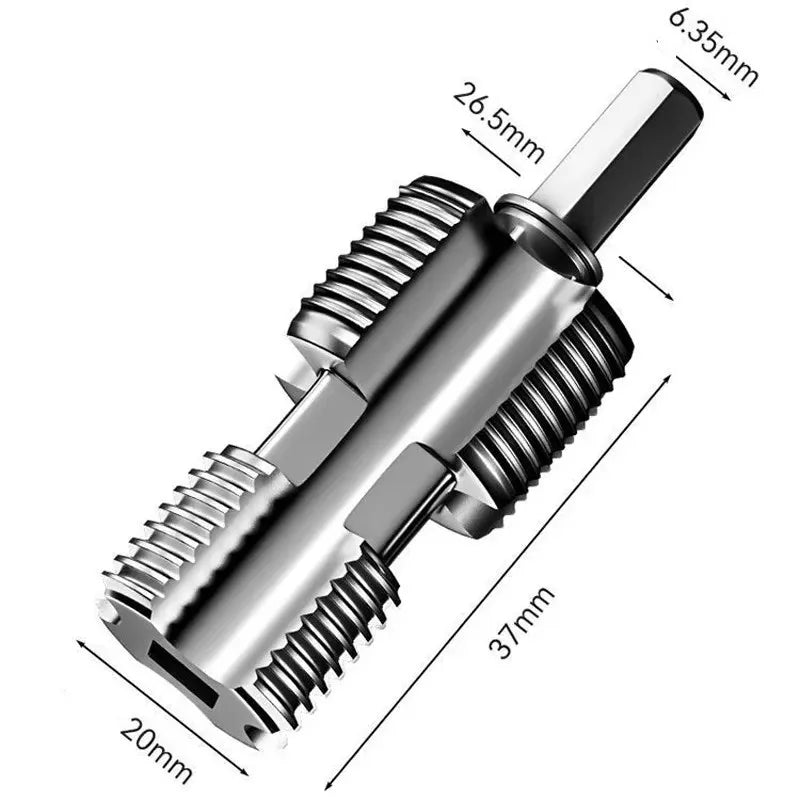 Pvc Pipe Threader Kit Pipe Threader Pipe Round Die 4/6 Points Ppr Water Pipe Internal Thread Opener Qme 1pc