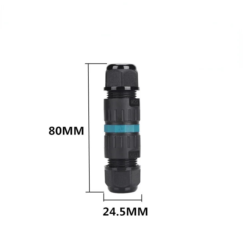5pcs 3-core Quick Press Cable Conector, 5 - 14mm, 5 - 9mm, IP68 Waterproof, Outdoor, 450V 24A Cabl Connectors Qme
