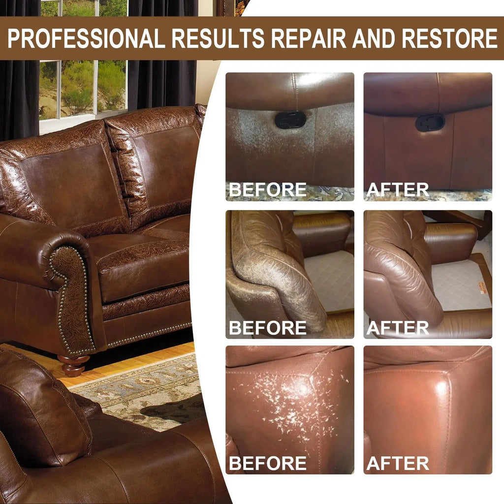 Leather Repair Paste Car Seat Scratch Removal Leather Crack Restoration Repair Sofa Filler Leather Complementary Refurbish Cream Qme