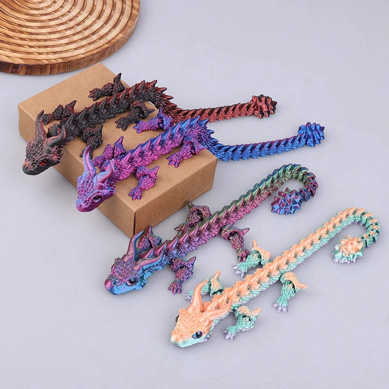 Arrival 3D Printed Akatsuki Magic Dragon Movable Joints Desk Toy Qme