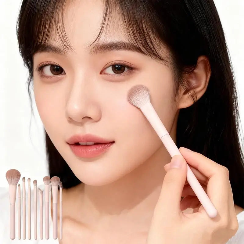 Beginner Makeup Brush 7- Foundation Concealer Eyeshadow Cosmetic Qme