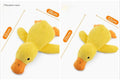 2-Piece Squeaky Plush Dog Toy,Soft Puppy Teething Chew Toy, Bite Resistant,Self-Play Companion for Small Medium Large Dogs Qme MS-Duck