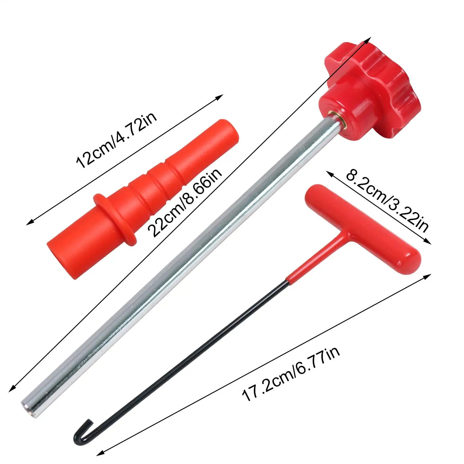 Tire Valve Stem Removal Tool Alloy Non Slip Replacement 3pieces Tire Valve Tools for Automotive Bikes Bicycles Motorcycle ATV Qme