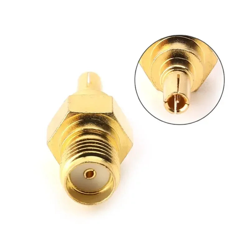 ESCAM CRC9 Male Plug To SMA Female Jack RF Connector Coaxial Converter Adapter Straight Qme
