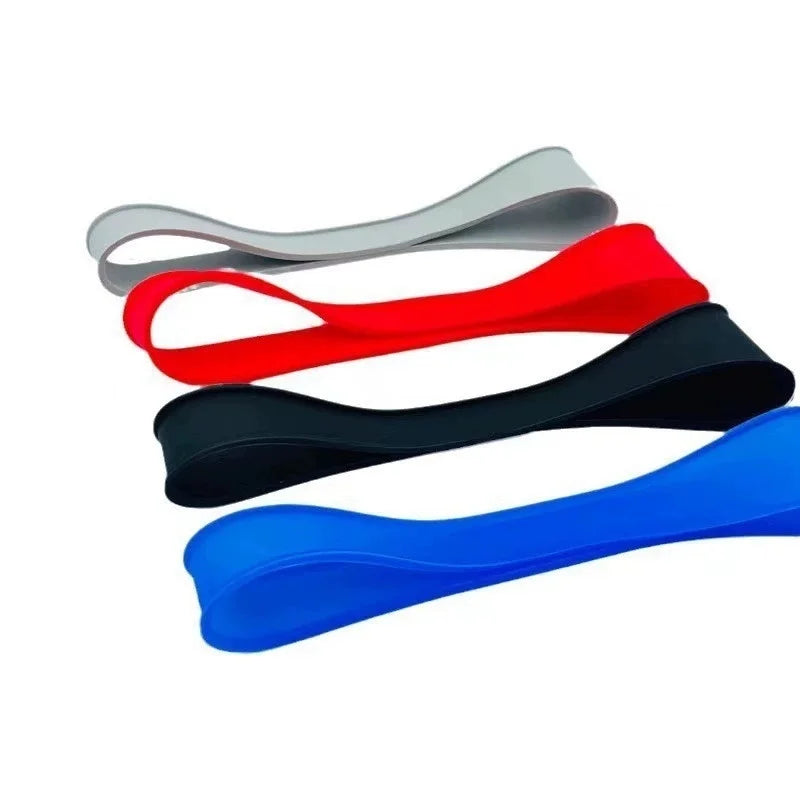 1/2/4pcs mix Neckline Hair Clipping Trimming Guide Stencil Curved Silicone Haircut Band Curved for DIY Home Haircuts Cutting Qme