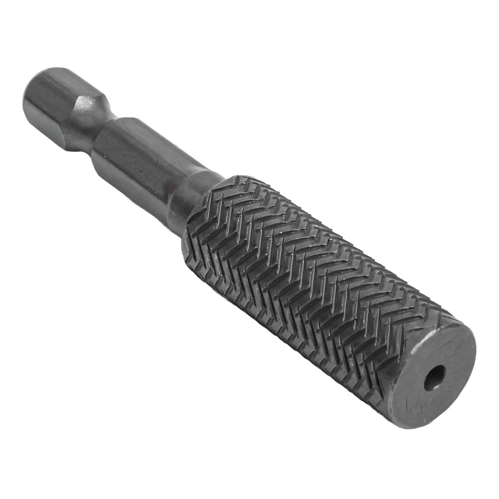 5Pcs/set Rotary Rasp 1/4 Inch Hex Shank Rotary Steel File Drill Bits Burrs Grinding Grooved Sanding Engraving Grinding Tools Qme