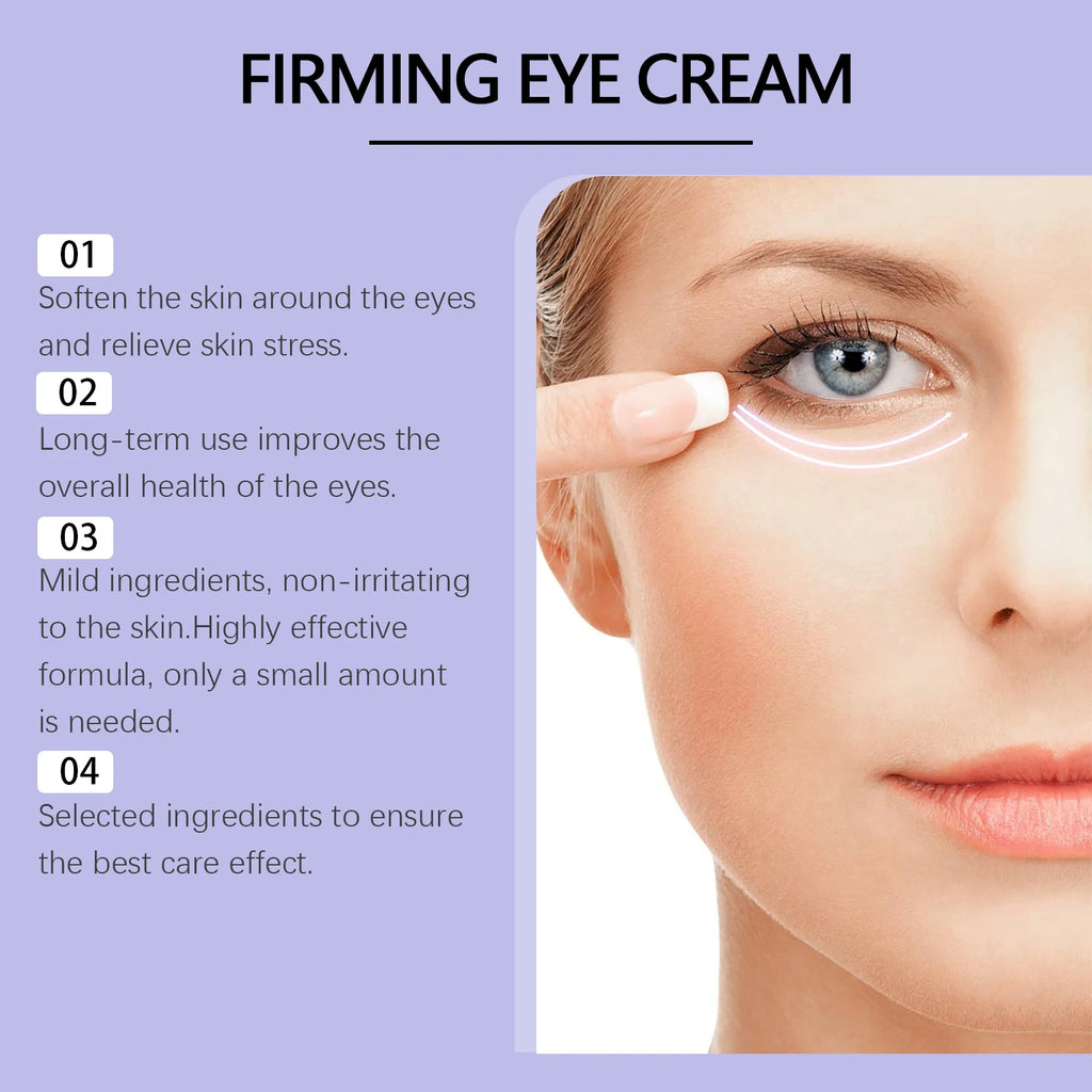 Firming Eye Cream Series Retinol & Bee Venom Peptide For Wrinkles Dark Circles Puffiness Firming Moisturizing Anti-Aging Eyecare Qme