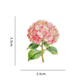 1/4Pcs Assorted Elegant Botanical Enamel Flower Pins Plant Lapel Brooches for School Uniform Decor Students Birthday Gift Qme A4