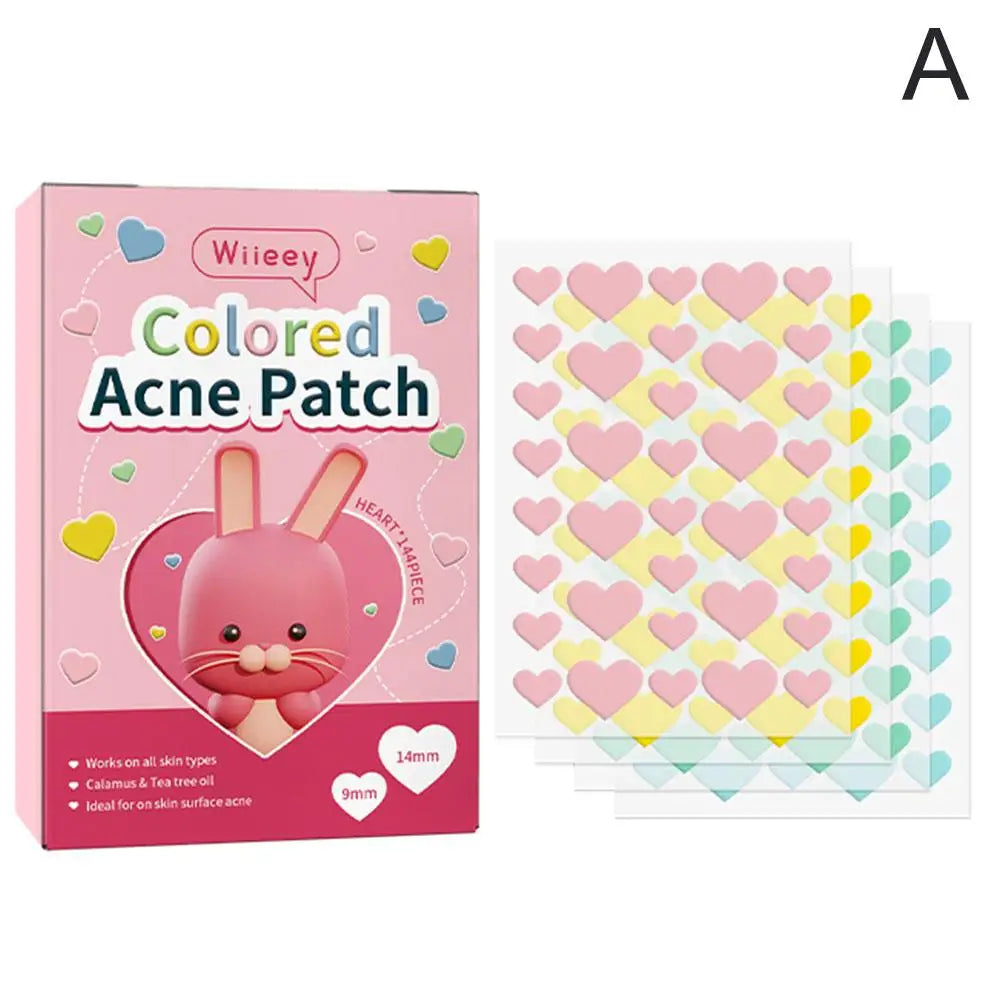 144PCS Star Pimple Patch Acne Colorful Invisible Acne Removal Skin Care Stickers Concealer Face Spot Beauty Makeup Tools Qme A CN