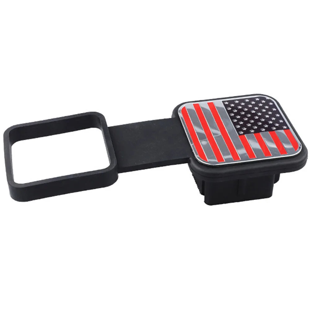 Trailer Hitch Receiver Cover Plug Waterproof Tow Plug Tube Cap Protector Dustproof 2 Inch Receiver Auto Square Plug Qme b