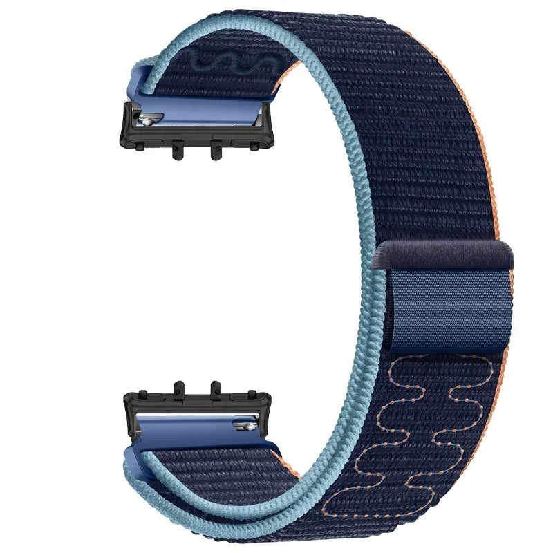 Nylon Loop Strap for Samsung Galaxy Fit 3 Adjustable Elastic Bracelet Watchband for iWatch Samsung Galaxy Fit3 Band Accessories Qme BNUU Galaxy Watch Fit 3