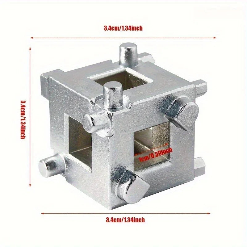 Car Vehicle Rear Disc Brake Piston Caliper Brake Pads Replacement Tools Rewind/Wind Back Cube Tool Car Disc Brake Caliper Piston Qme