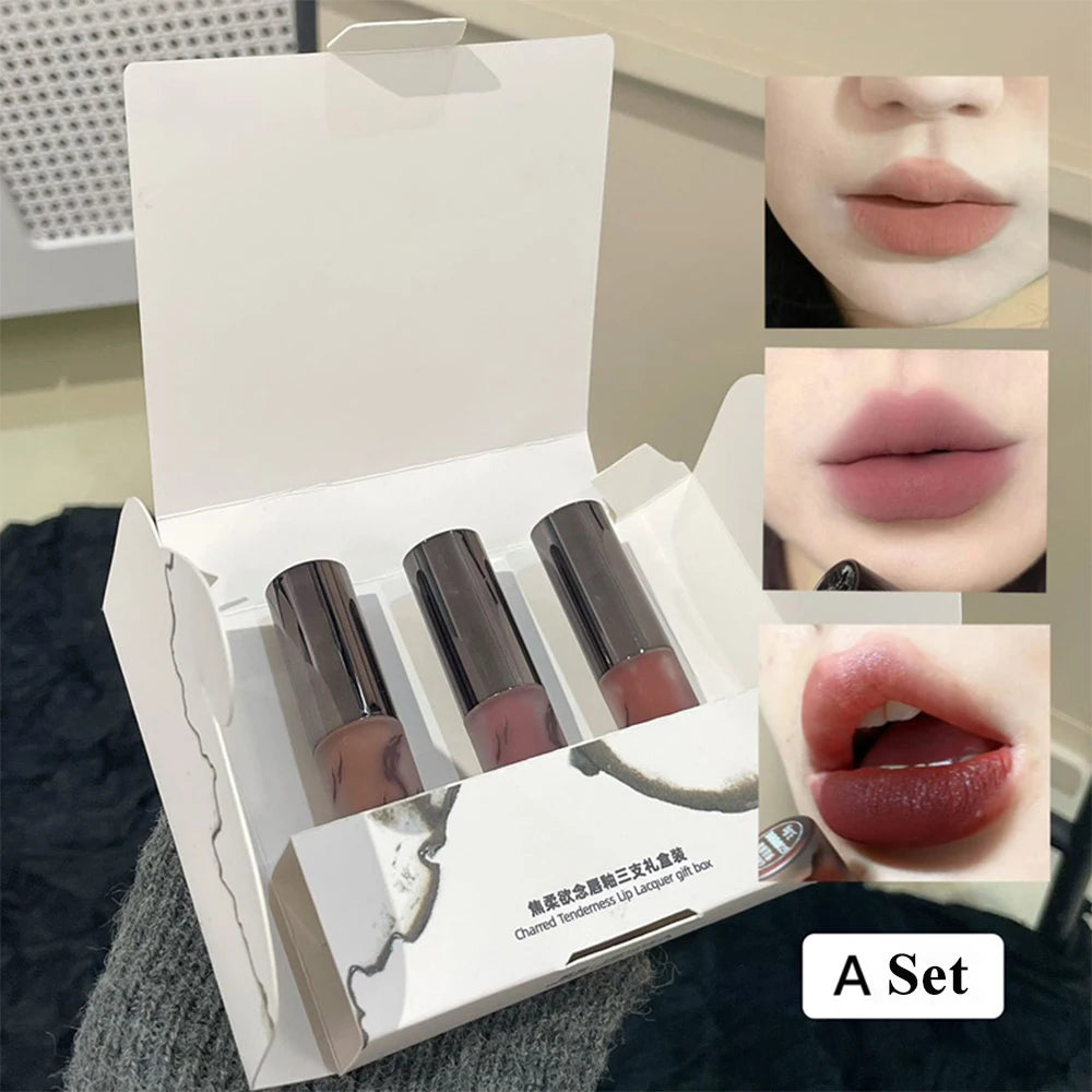 HERORANGE Lip Glaze Matte Velvet Fine Glitter Qme HR1013TZ-A